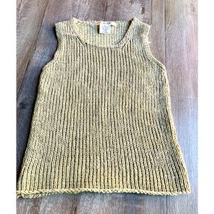 Max studio tweed tank top